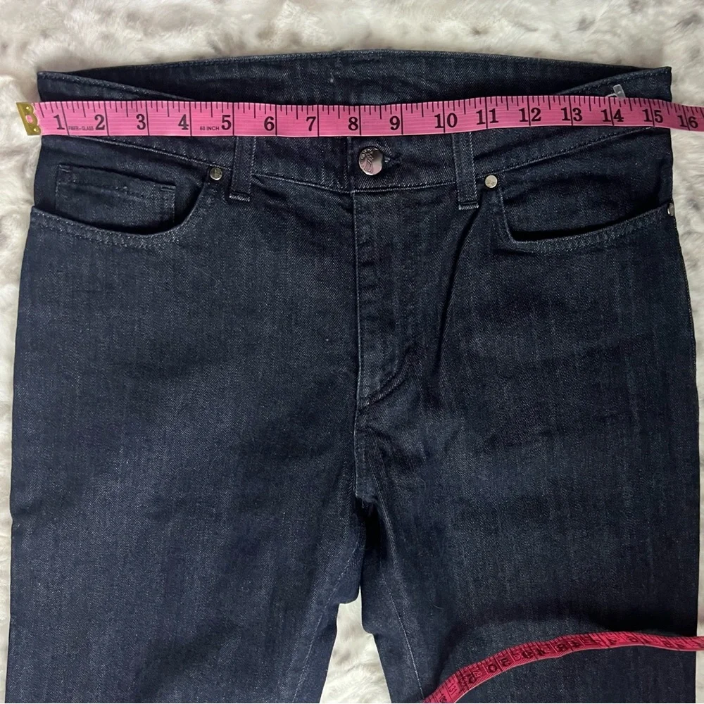 Versace jeans Medusa logo metal emblem buttons charm straight leg dark wash 💎 - Picture 15 of 16